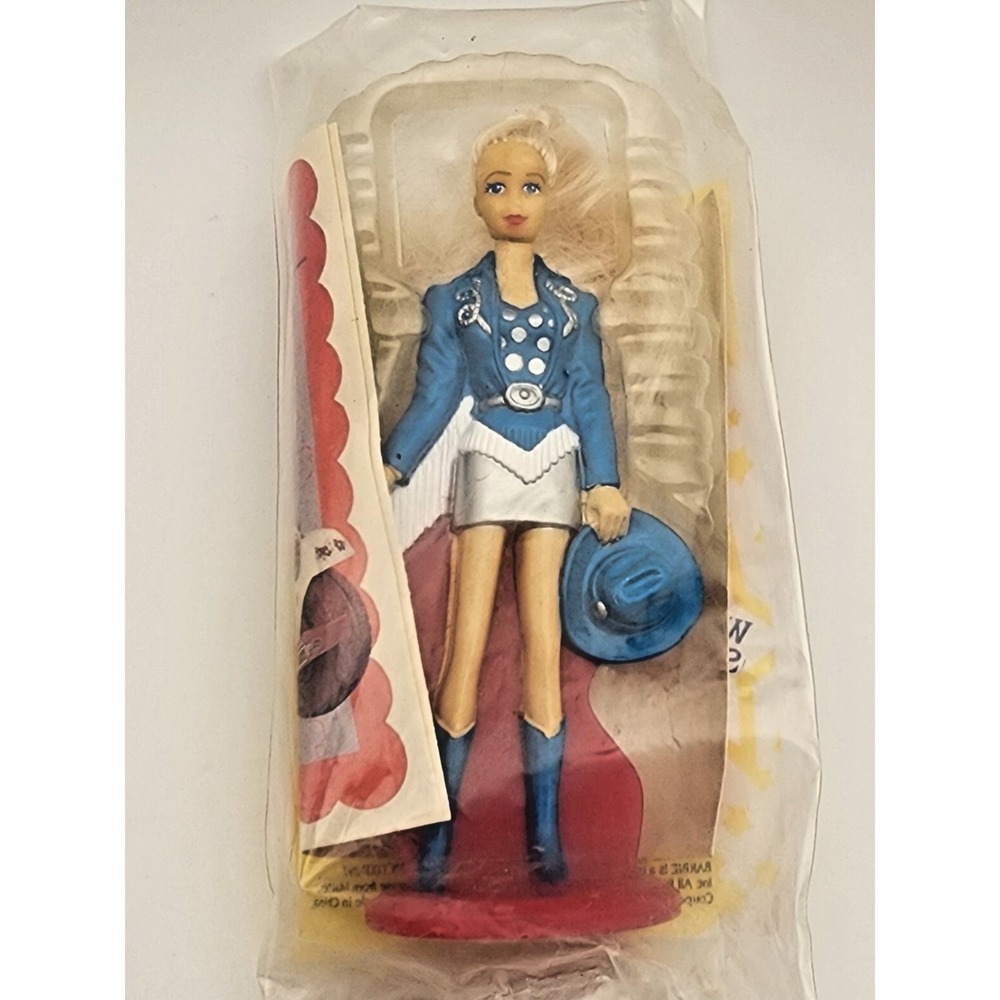 Vintage MCDONALD'S Western Stampin BARBIE ‎ 1998 New